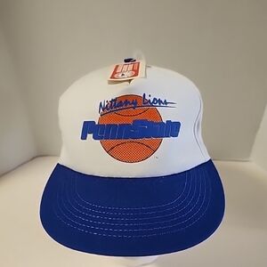 Vintage Penn State Nittany Lions Basketball Hat Cap Front Row Snapback